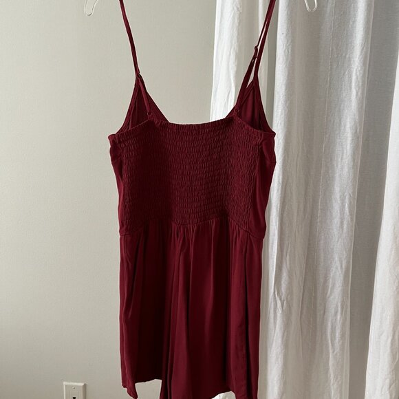 Burgundy Romper (NWT) - Picture 2 of 3